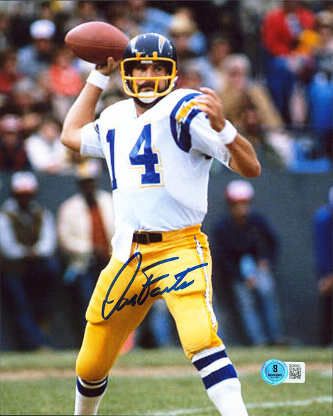 Chargers Dan Fouts Authentic Signed 8x10 Vertical Photo Autographed BAS 1