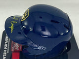 Milwaukee Brewers CECIL COOPER Signed Rawlings BLUE Mini Helmet AUTO - BAS