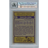 Doug Williams Autographed 1979 Topps #48 Slabbed Trading Card Beckett 50607
