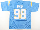 Odafe Oweh Signed Los Angeles Chargers Jersey (JSA) 2021 1st Round Pick L.B.