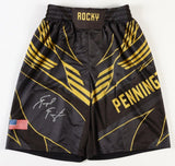 Raquel Pennington Signed "Rocky" Fight Shorts (Beckett) UFC Women's Bantamweight