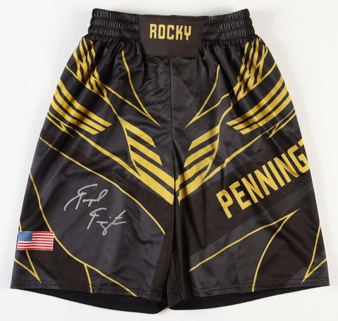 Raquel Pennington Signed "Rocky" Fight Shorts (Beckett) UFC Women's Bantamweight