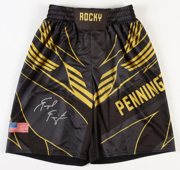 Raquel Pennington Signed "Rocky" Fight Shorts (Beckett) UFC Women's Bantamweight