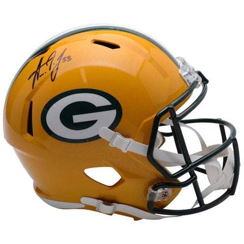 Aaron Jones Autographed Green Bay Packers Full Size Speed Helmet Fanatics