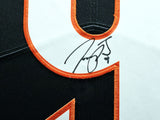 BENGALS JOE BURROW AUTOGRAPHED FRAMED BLACK NIKE JERSEY FANATICS HOLO 218630