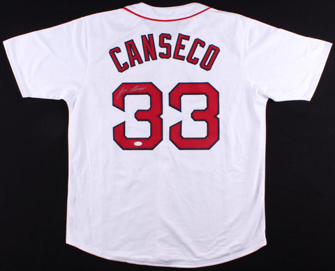 Jose Canseco Signed Red Sox Jersey (JSA COA) 6x All Star / 2x World Series Champ