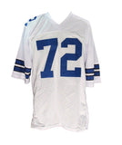 Ed "Too Tall" Jones Signed/Autographed Custom Football Jersey Cowboys JSA 200830