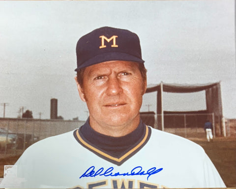 Milw Braves DEL CRANDALL Signed 8x10 Photo #4 AUTO - 1957 WS Champs