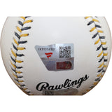 Konner Griffin Autographed Pittsburgh Pirates Stitch Baseball Fanatics 58307