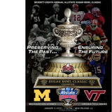 Unautographed Magazine Michigan vs Virginia Tech 2012Sugar Bowl Program 58483