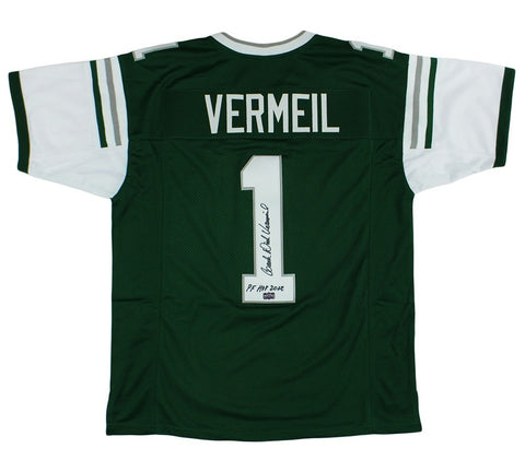 Dick Vermeil Signed Philadelphia Custom Green Jersey - "PF HOF 2022" Inscription