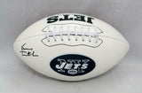 Vinny Testaverde Autographed New York Jets Logo Football- JSA W Authenticated