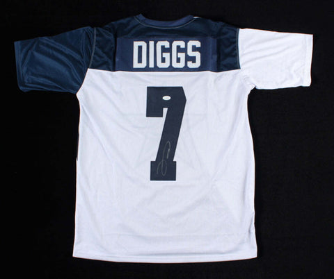 Trevon Diggs Dallas Cowboys Autographed Signed Star-Sleeve Football Jersey JSA
