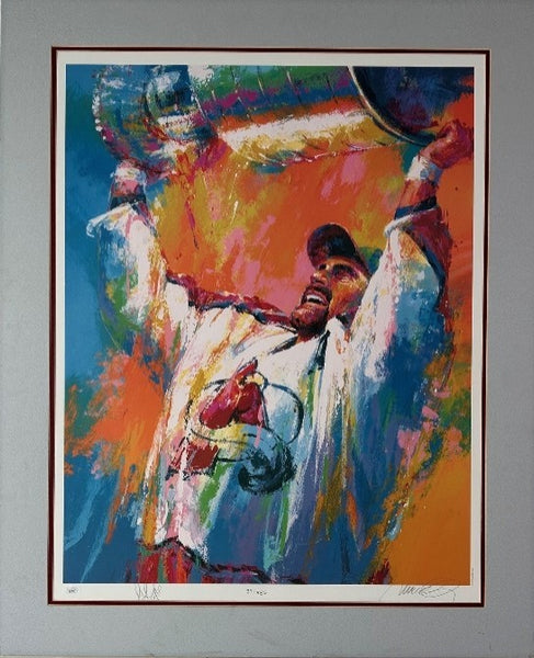 Ray Bourque Autographed Limited Edition Print #39/385 Malcolm Farley JSA