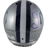 Michael Irvin Autographed/Signed Dallas Cowboys F/S Helmet Beckett Witness 49574