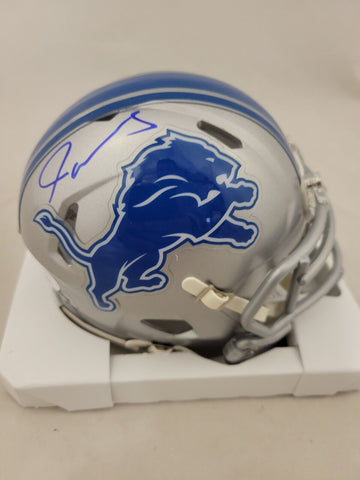 JAMESON WILLIAMS SIGNED DETROIT LIONS SPEED MINI HELMET JSA COA