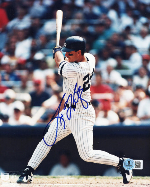 Tino Martinez Autographed New York Yankees 8x10 Photo Beckett