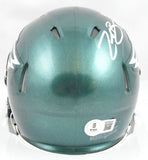 Zack Baun Autographed Philadelphia Eagles Speed Mini Helmet - Beckett W Hologram