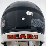 JUSTIN FIELDS AUTOGRAPHED BEARS BLUE FULL SIZE AUTHENTIC HELMET BECKETT 194774