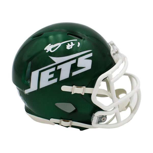 Ahmad "Sauce" Gardner Autographed New York Jets Speed Mini Helmet - Beckett
