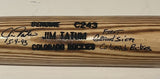 Jim Tatum Autographed Louisville Slugger Bat First Rockies Grand Slam JSA COA