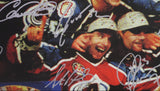 Colorado Avalanche 1996 Stanley Cup Champs Team Signed 38"x26" Canvas JSA LOA