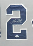 FRAMED NEW YORK YANKEES TINO MARTINEZ AUTOGRAPHED SIGNED JERSEY PSA COA