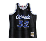Shaquille O'Neal Signed Orlando Magic X-Large Mitchell & Ness Black NBA Jersey