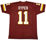 REDSKINS MARK RYPIEN AUTOGRAPHED MAROON JERSEY SB XXVI MVP BECKETT 230012