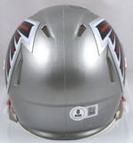 Andre Rison Autographed Atlanta Falcons Flash Speed Mini Helmet - Beckett W Holo