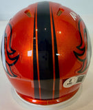 Chris Harris Jr. Autographed/Inscribed Broncos Flash Mini Helmet BAS COA