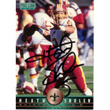 Heath Shuler Autographed/Signed 1997 Pro Line #172 Trading Card Beckett 59211