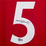 Harry Maguire Signed Manchester United Soccer Jersey #5 with Beckett COA