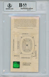 Emmitt Smith Autographed Super Bowl XXVIII Ticket Stub MVP Beckett Slab 38693