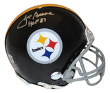 Joe Greene Signed Pittsburgh Steelers 1963-76 VSR4 Mini Helmet Beckett 35567