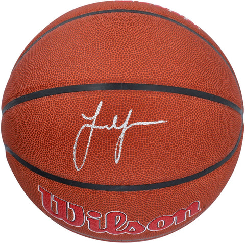 Jalen Green Houston Rockets Signed Wilson Team Logo Basketball