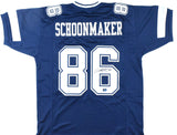 Luke Schoonmaker Autographed Blue Pro Style Jersey - Prova *Black