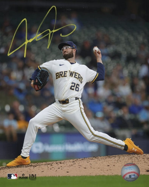 Milwaukee Brewers Pitcher AARON ASHBY Signed 8x10 Photo #1 AUTO