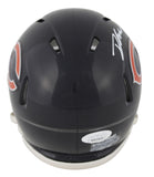 Bears D'Andre Swift Authentic Signed Speed Mini Helmet W/ Case JSA Witness