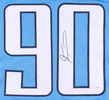 Jevon Kearse Signed Tennessee Titans Jersey (JSA COA) 3xPro Bowl Defensive End