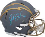 Autographed Justin Herbert Los Angeles Chargers Helmet Item#13376109 COA