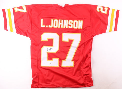 Larry Johnson Signed Chiefs Jersey (JSA) Kansas City Running Back 2003 / 2011