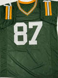 JORDY NELSON - Green Bay Packers - Signed Custom Replica Green Jersey AUTO - BAS