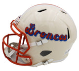 Mike Shanahan Signed Denver Broncos Speed Full Size Retro NFL Helmet