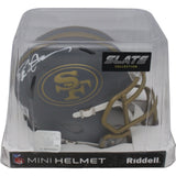 Deion Sanders Autographed San Francisco 49ers Slate Mini Helmet Beckett 47423
