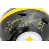 Lynn Swann Autographed/Signed Pittsburgh Steelers F/S Helmet HOF Beckett 46512