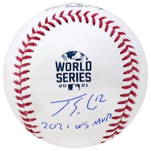 Jorge Soler Signed Rawlings 2021 World Series Baseball w/WS MVP - (SCHWARTZ COA)
