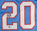Allen Pinkett Signed Houston Oilers Jersey (Beckett) Ex Notre Dame Running Back