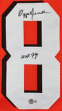 Ozzie Newsome "HOF 99" Authentic Signed Orange Pro Style Jersey BAS Witnessed