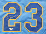Ted Simmons Signed Milwaukee Brewers Jersey (JSA) 2020 Hall of Fame / Catcher